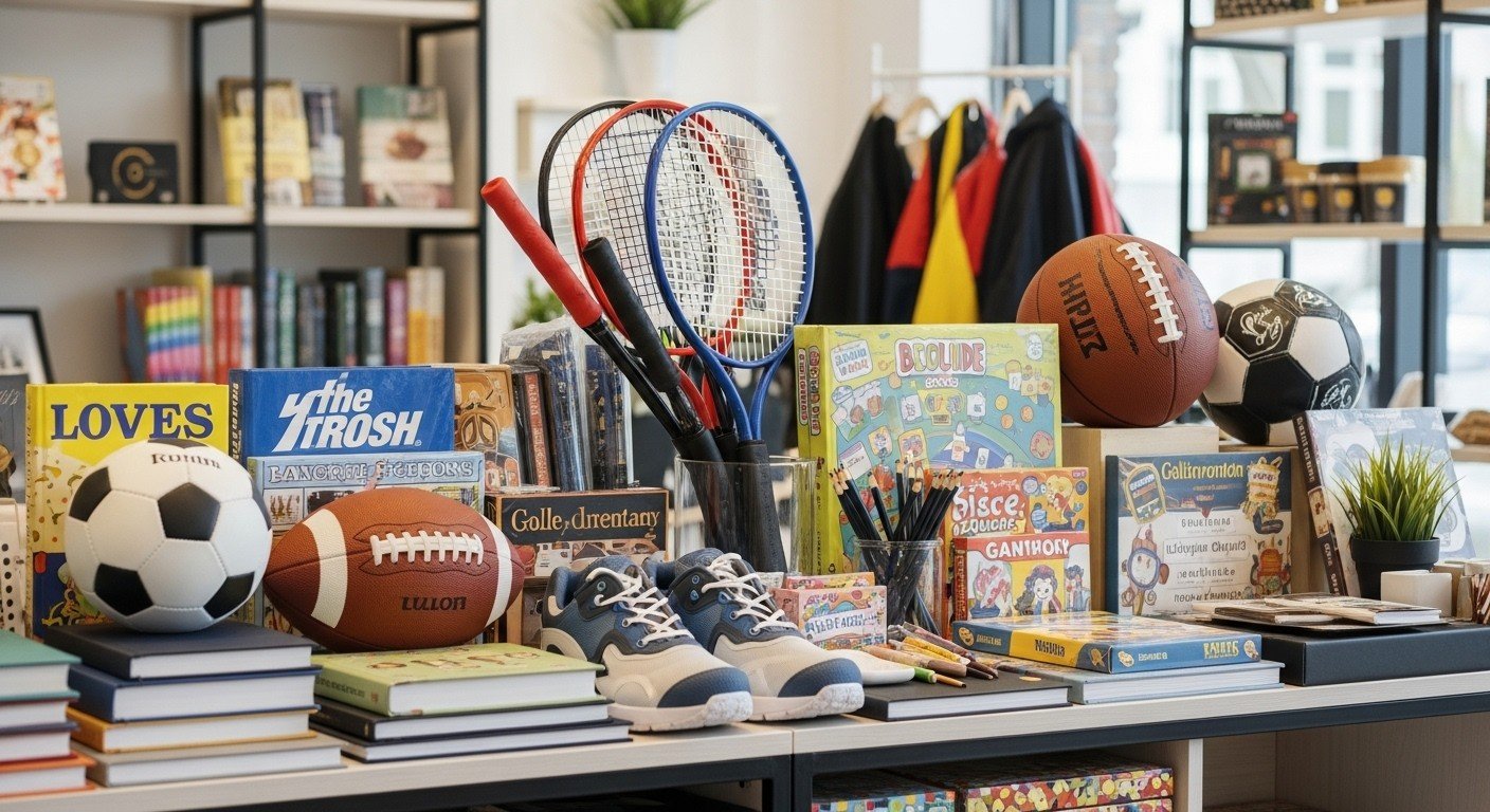 buy books and sports gear in oman